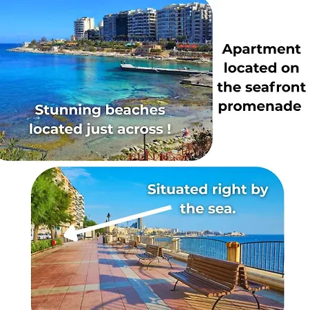 Spacious 6br Seafront Sliema
